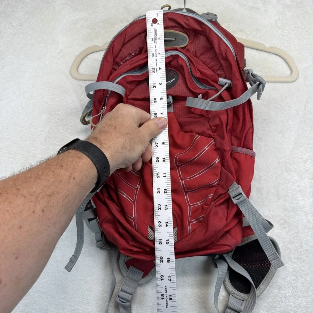 Osprey Raptor 14 Hydration Backpack Red MTB Cycling 14L Mountain Bike Pack